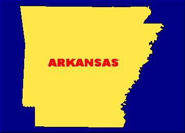 Digital Yellow Pages Arkansas map