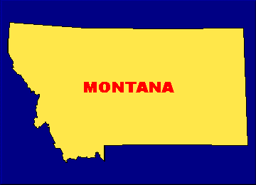 Digital Yellow Pages Montana map